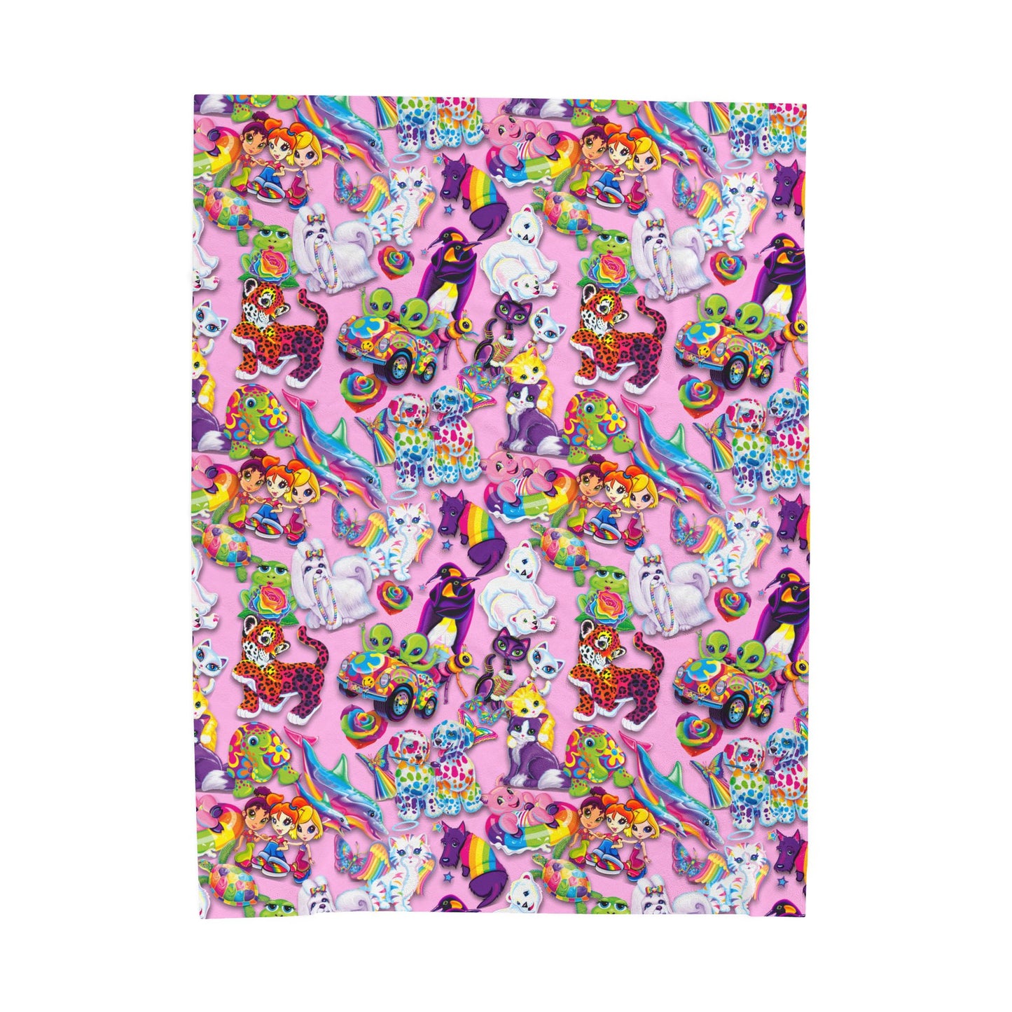 Retro Radiance, Pink- Velveteen Plush