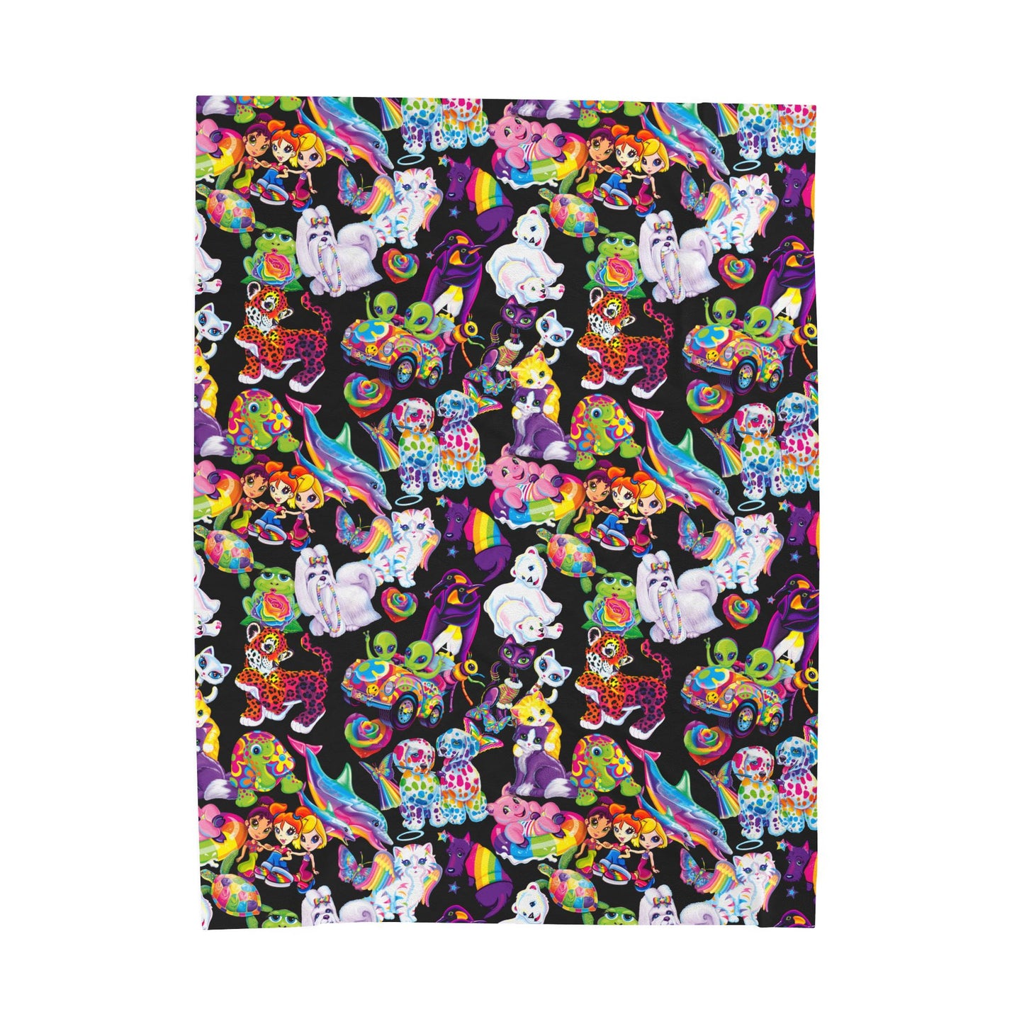 Retro Radiance; Black - Velveteen Plush