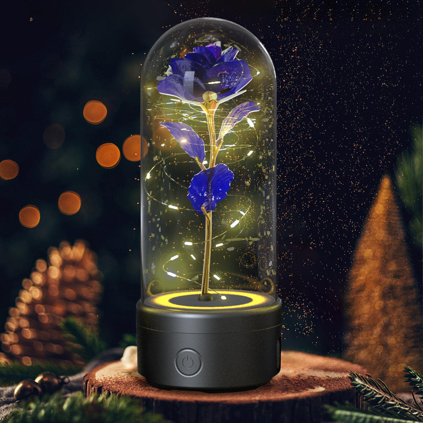 2 in 1 Rose LED Light and Speaker