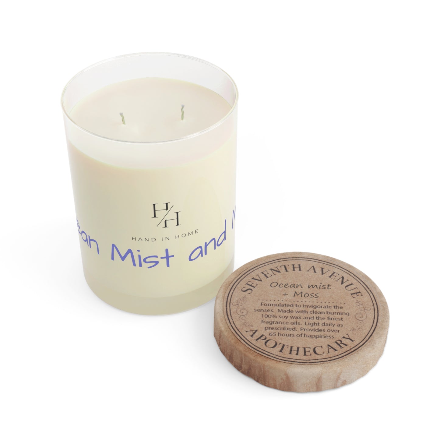 Scented Candle - Full Glass, 11oz