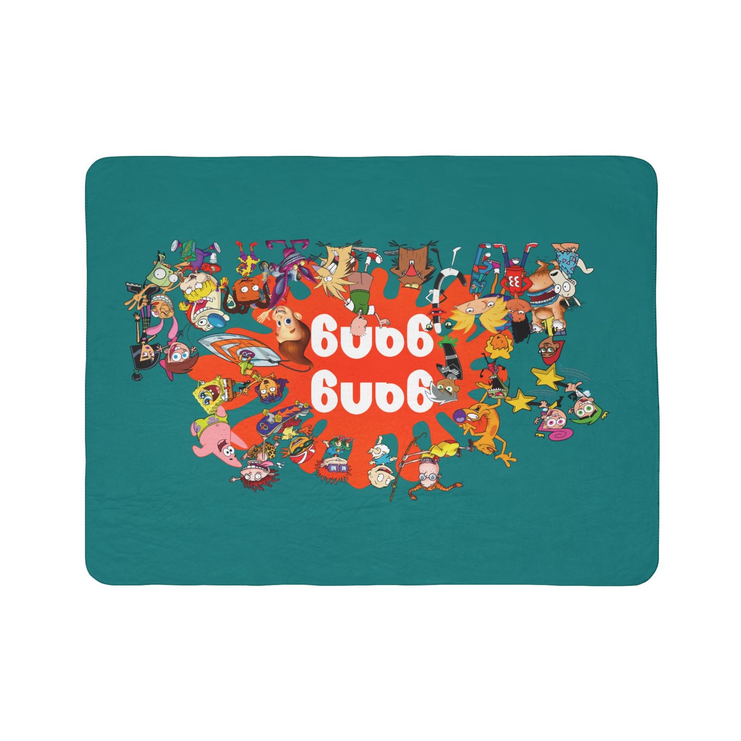 Cartoon Throwback - Fleece Sherpa Blanket