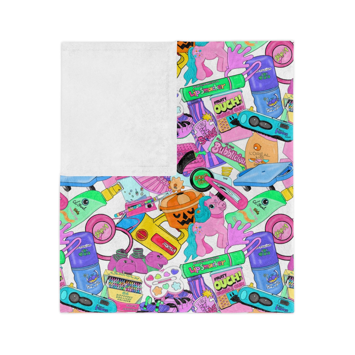 90s Baby-Velveteen Microfiber Blanket