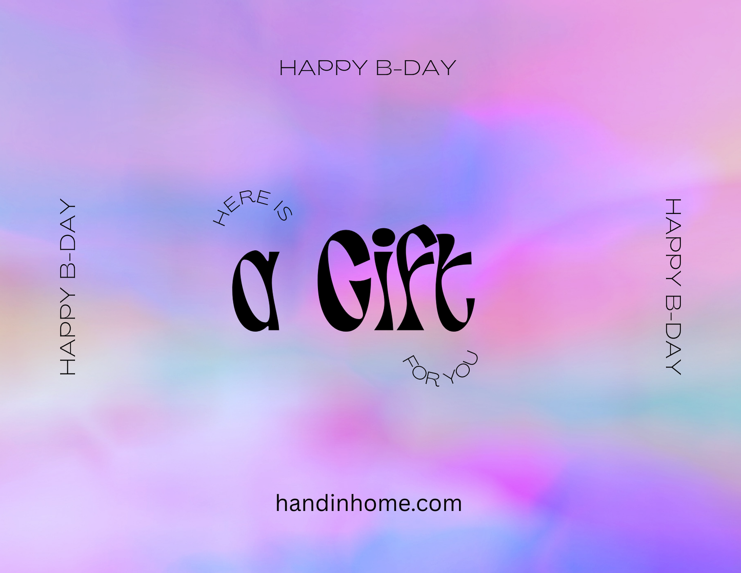 Hand In Home Gift Card - Tie Dye