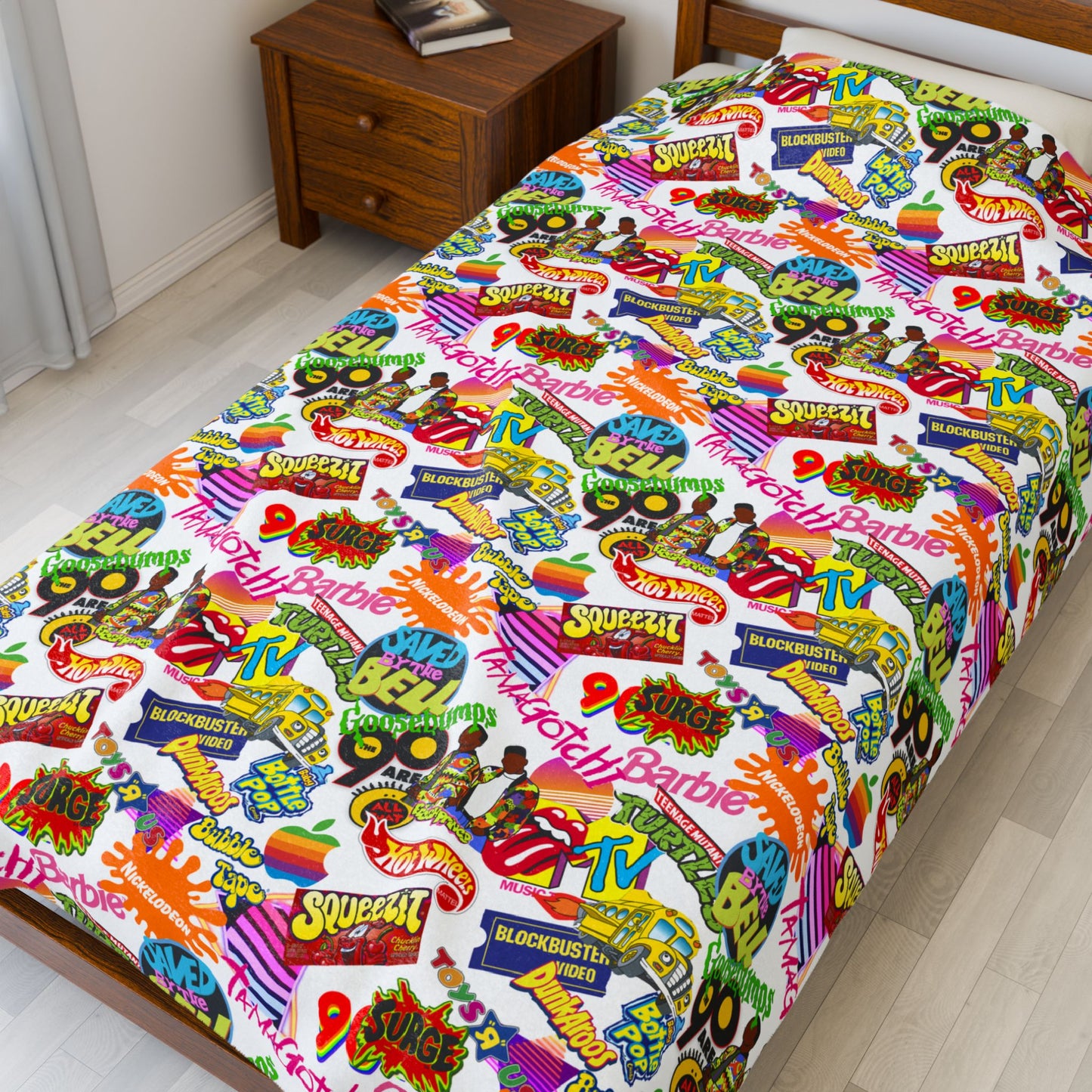 Nostalgic Naps - Velveteen Plush Blanket
