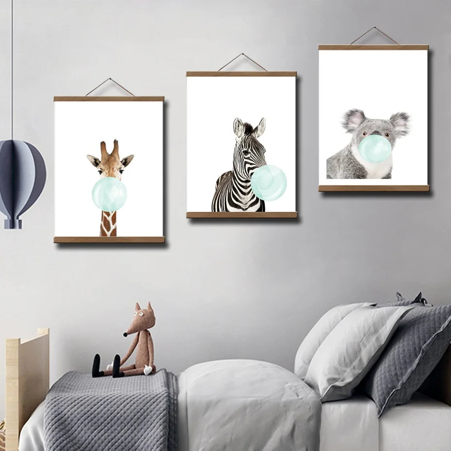 Teak Poster Hanger