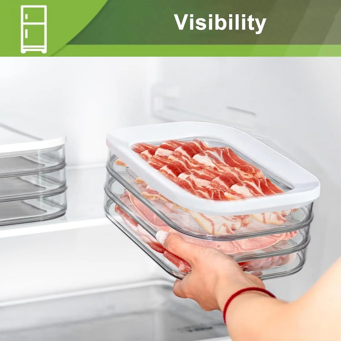 Refrigerator Lunch Meat Container