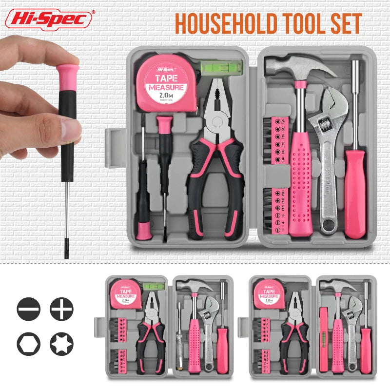 Hi-Spec Tool Kit in Pink