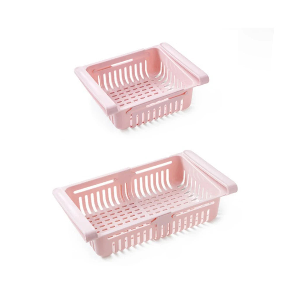 Adjustable Refrigerator Storage Basket