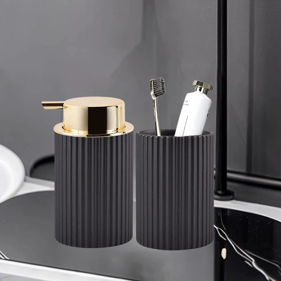 Soap Dispenser and Tooth Brush Holder