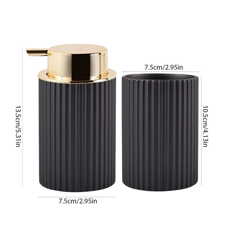 Soap Dispenser and Tooth Brush Holder