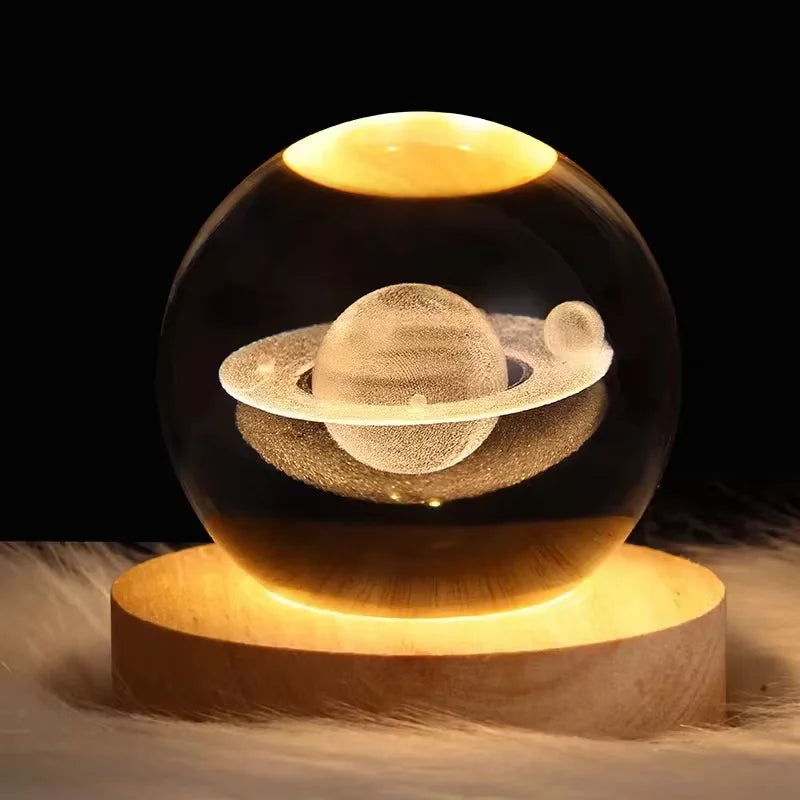 Galaxy, Outer Space, Themed Crystal Ball Night Light