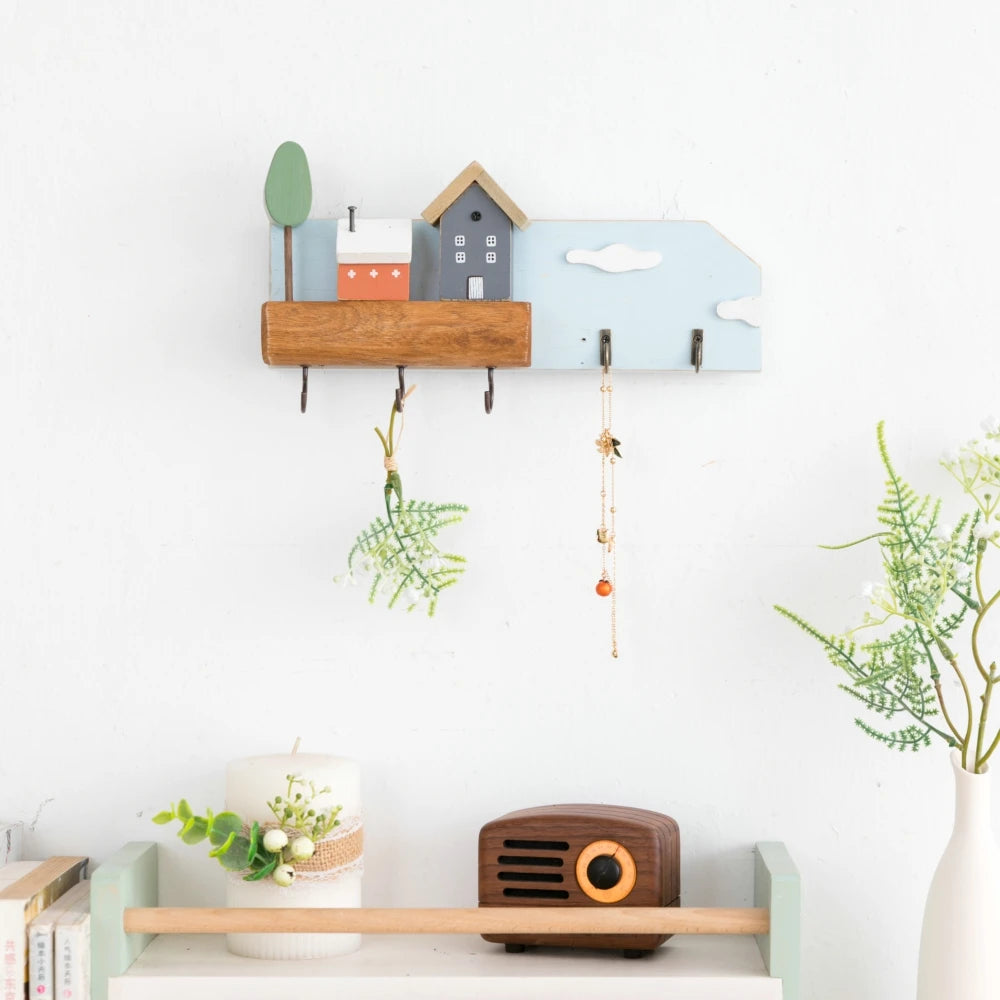 Wooden Decorative Key Hook