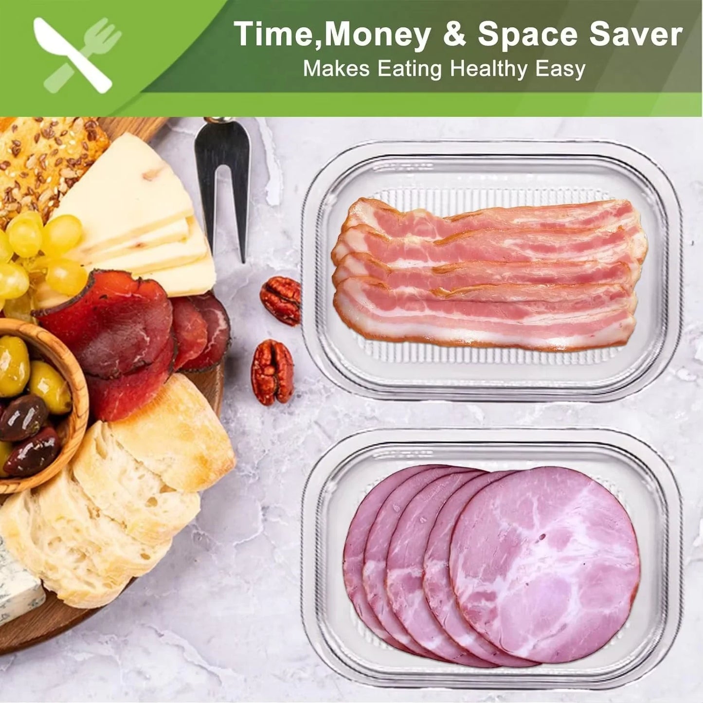 Refrigerator Lunch Meat Container