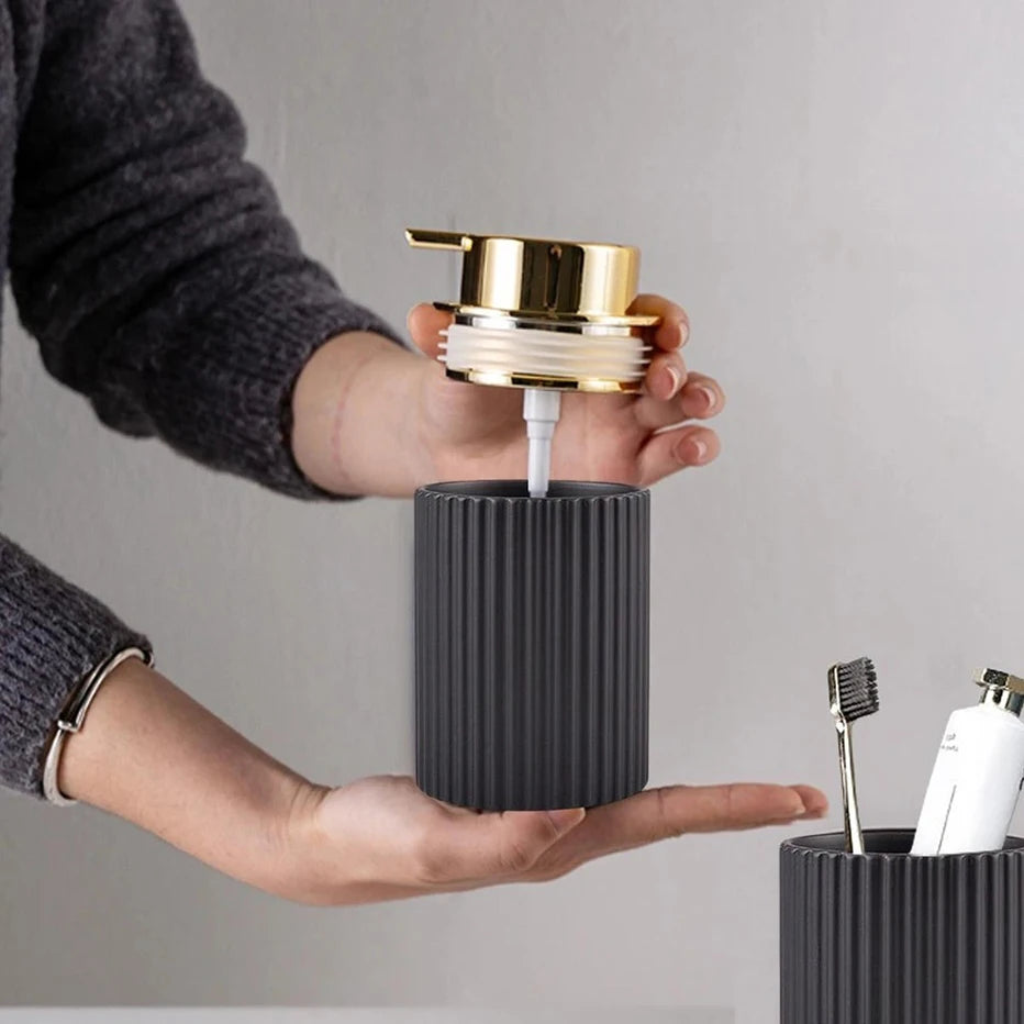 Soap Dispenser and Tooth Brush Holder