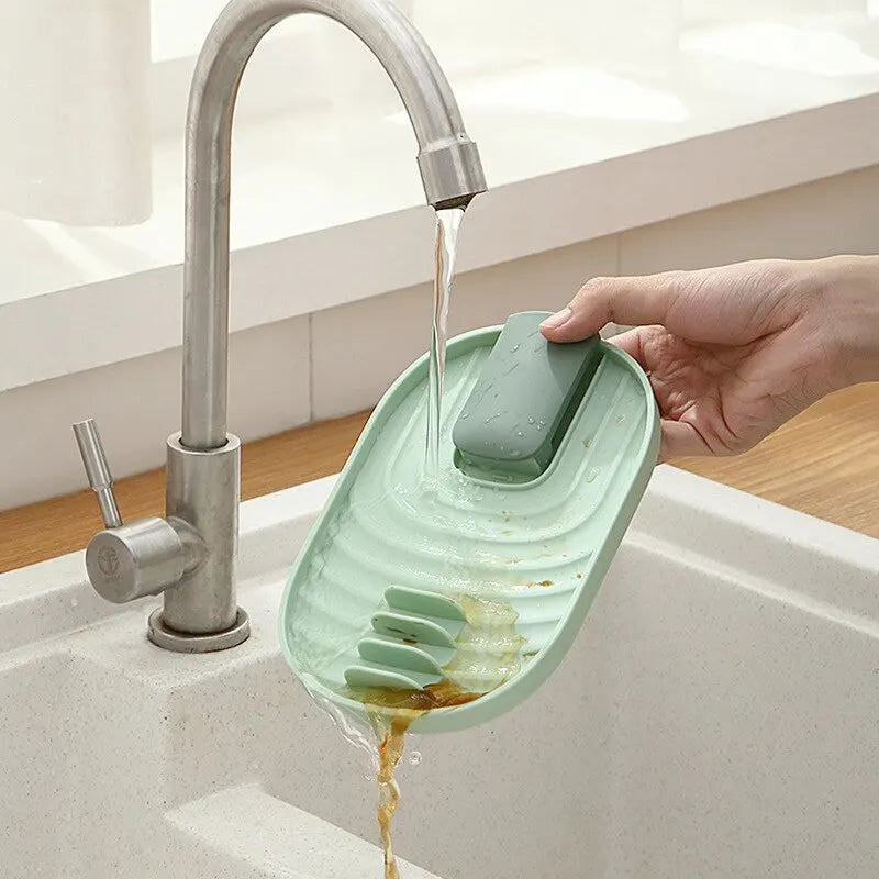 1 Piece Silicone Spoon and Lid Rest.