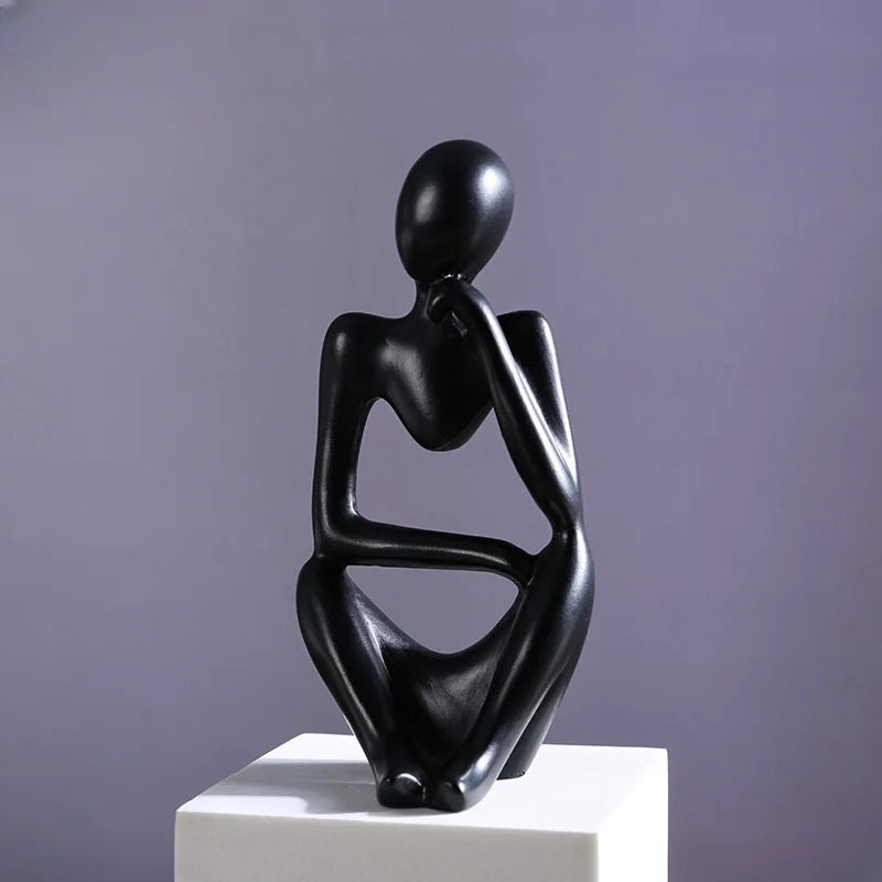 Abstract Thinker Statue