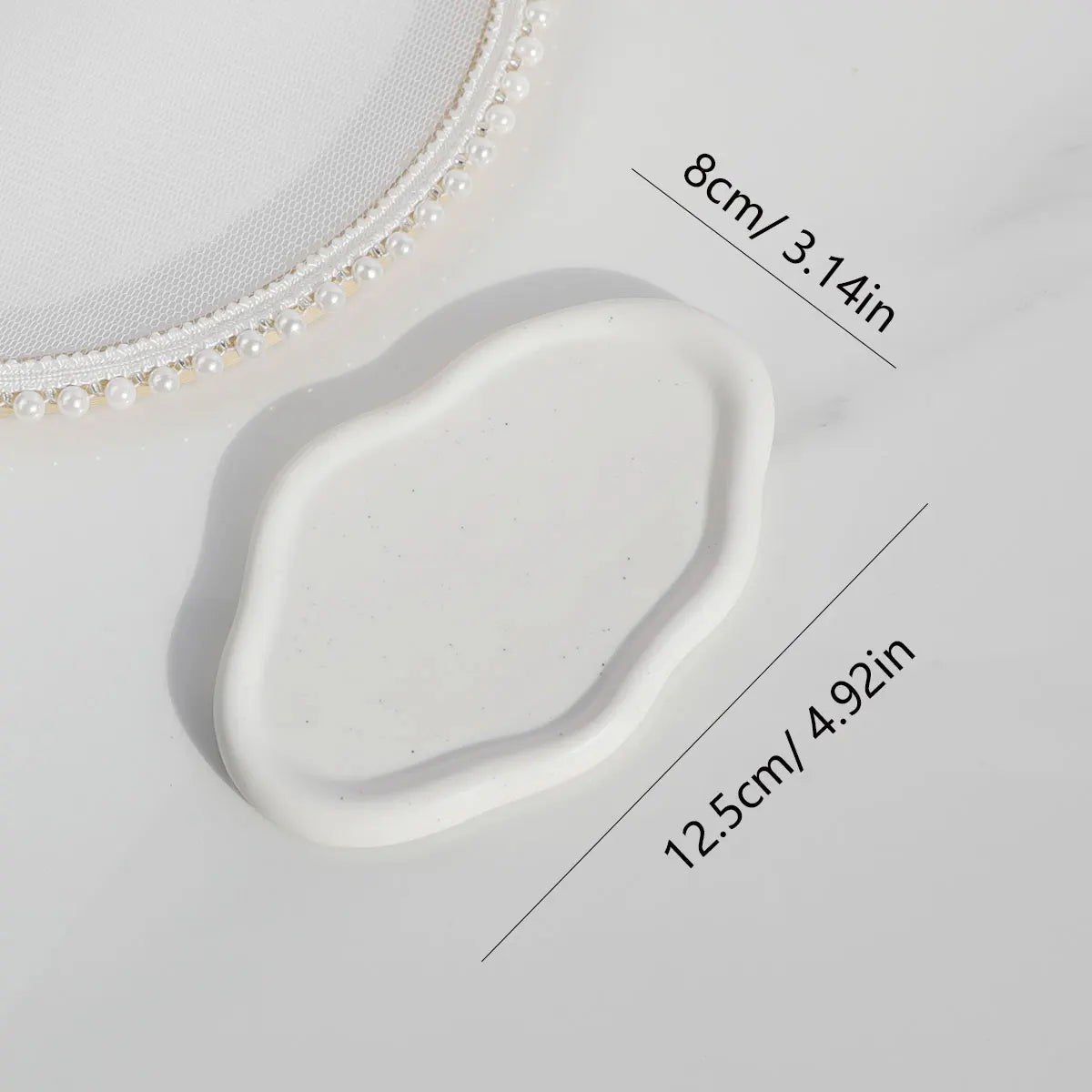 Abstract Ceramic Jewelry Dish