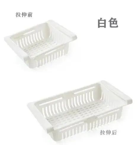 Adjustable Refrigerator Storage Basket