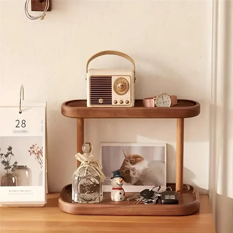 Wooden Cosmetic Shelf