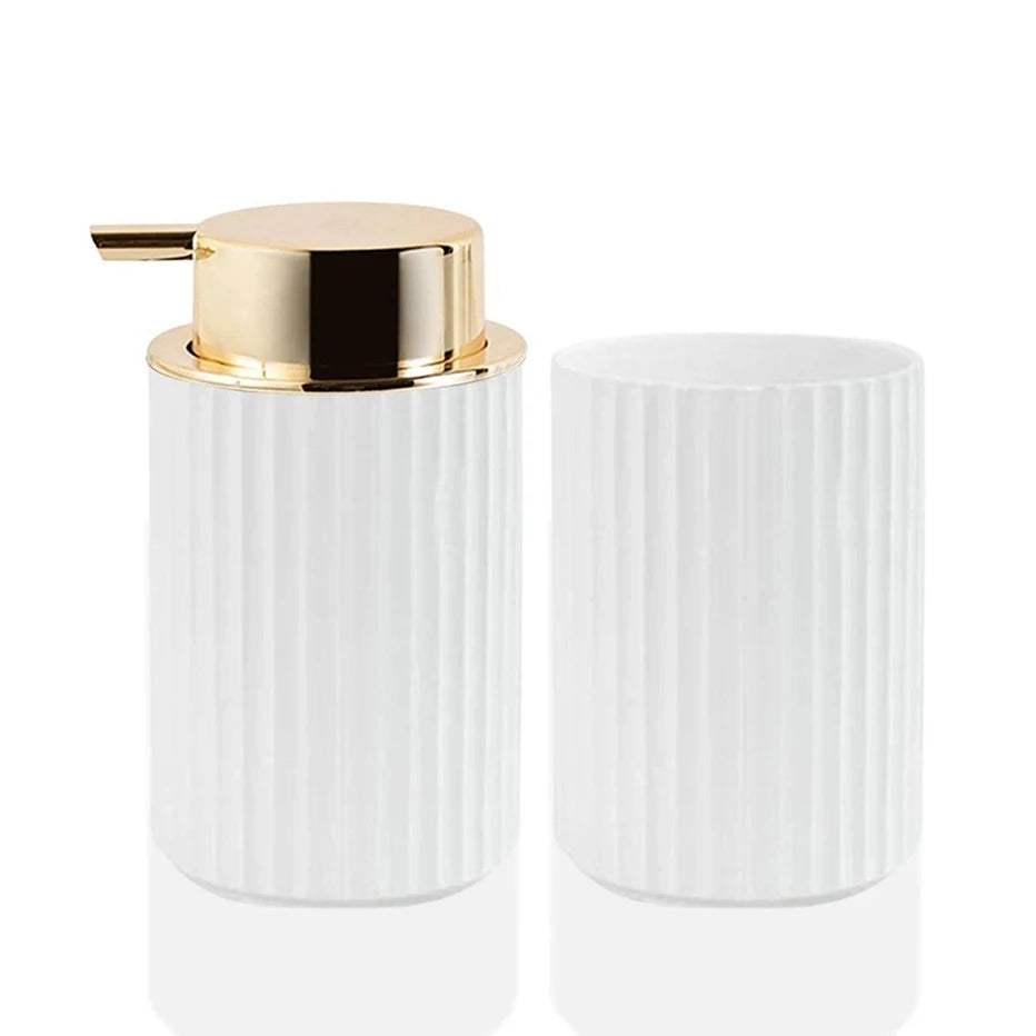 Soap Dispenser and Tooth Brush Holder