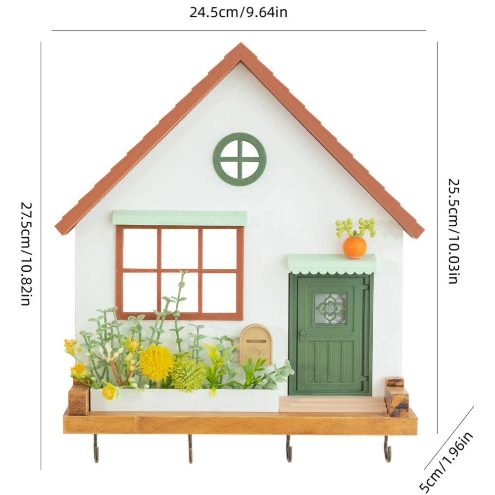 Wooden Decorative Key Hook