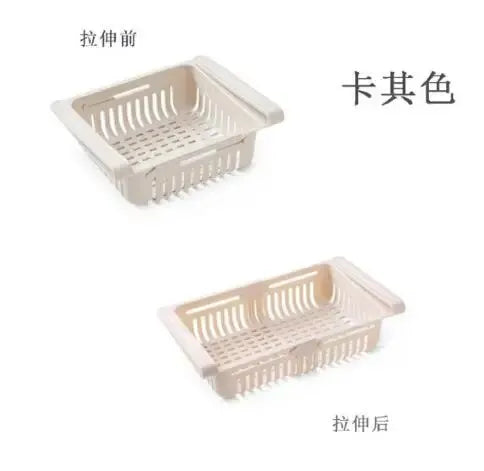 Adjustable Refrigerator Storage Basket