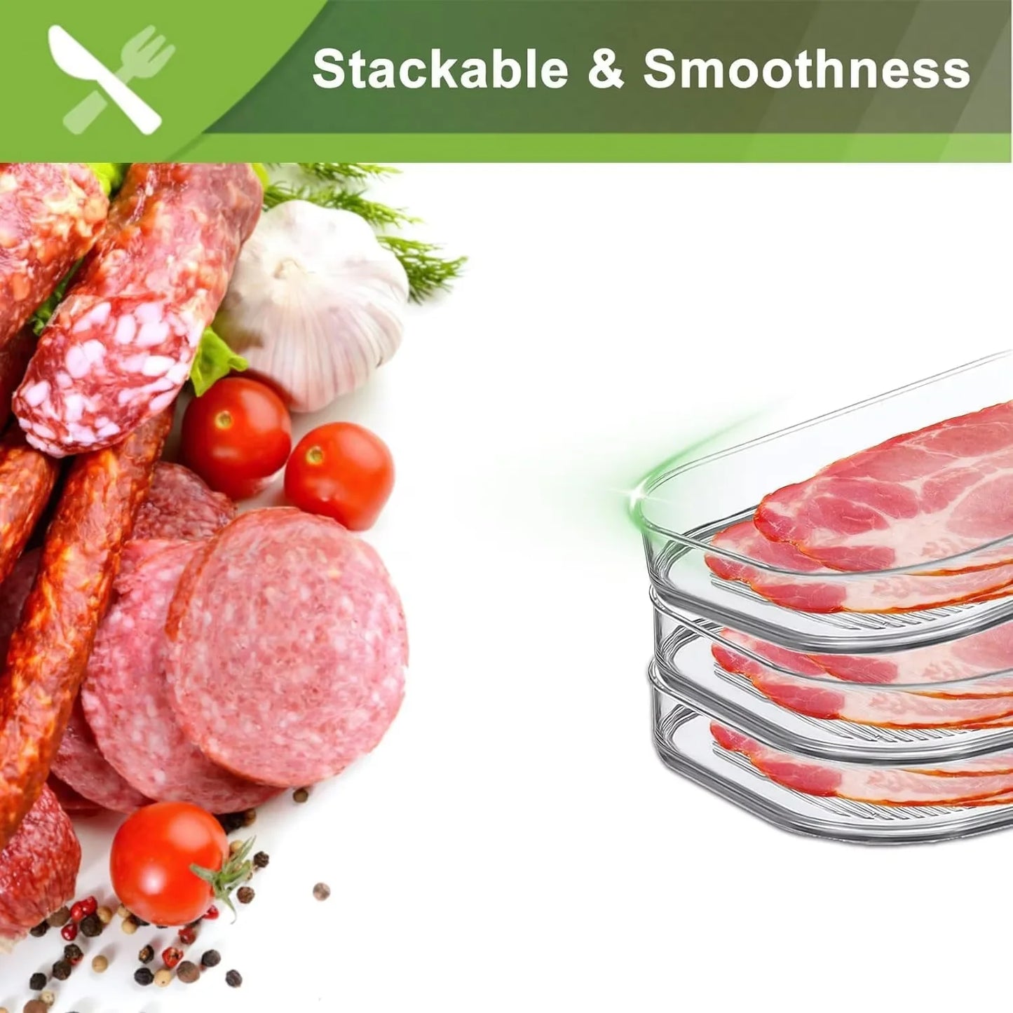Refrigerator Lunch Meat Container