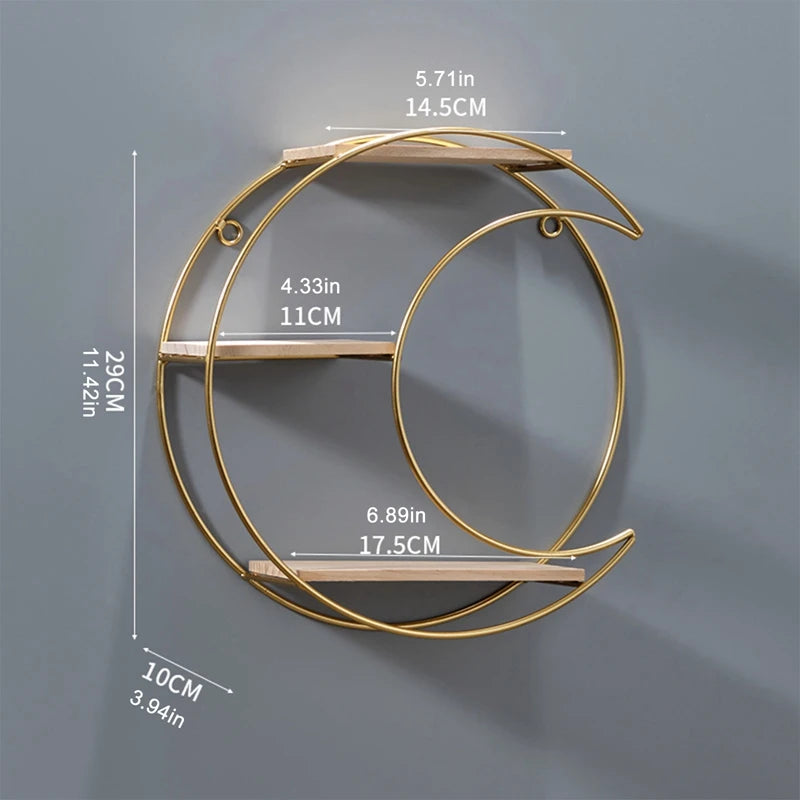 1 Piece Iron Decorative Wall Shelf