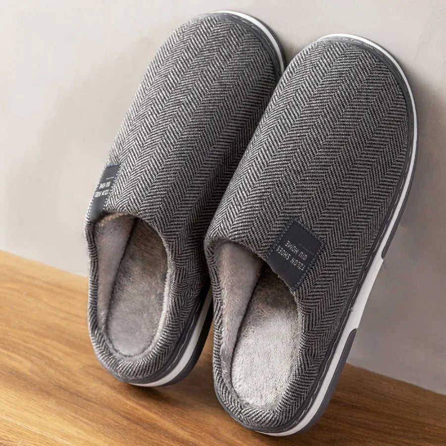 Men's Slip on House Shoes with Non-Slip Sole