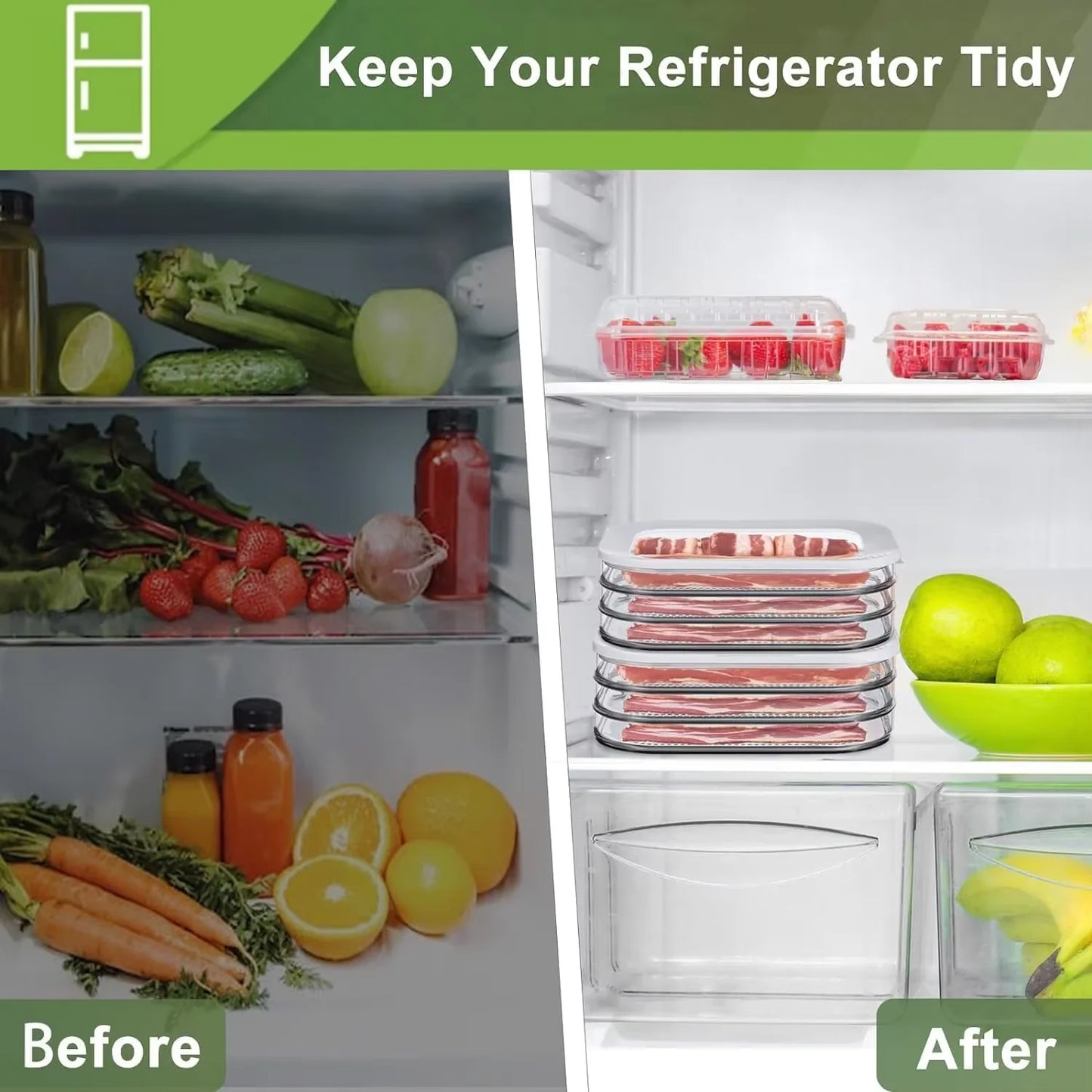 Refrigerator Lunch Meat Container