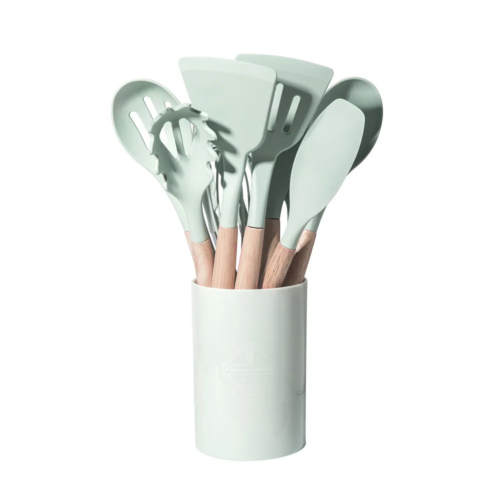 12 Piece Silicone Cooking Utensils Set