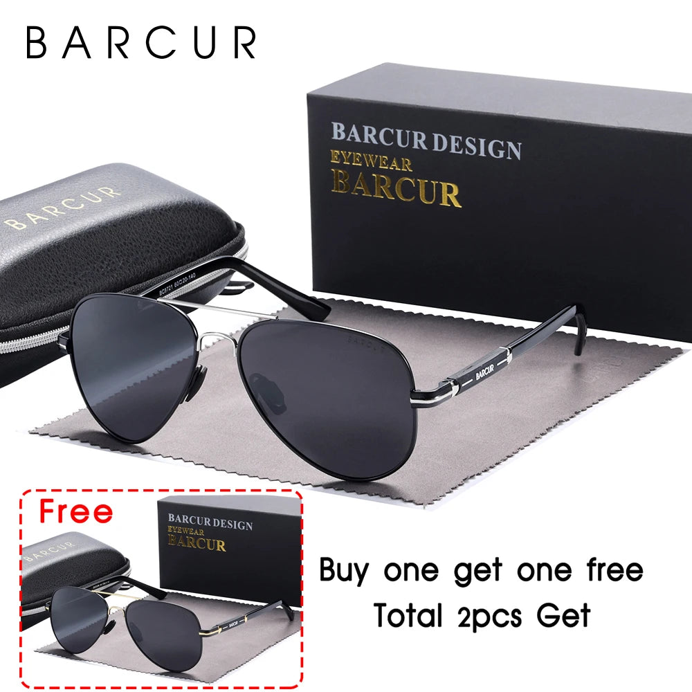 Men's Polarized Aviator Sunglasses