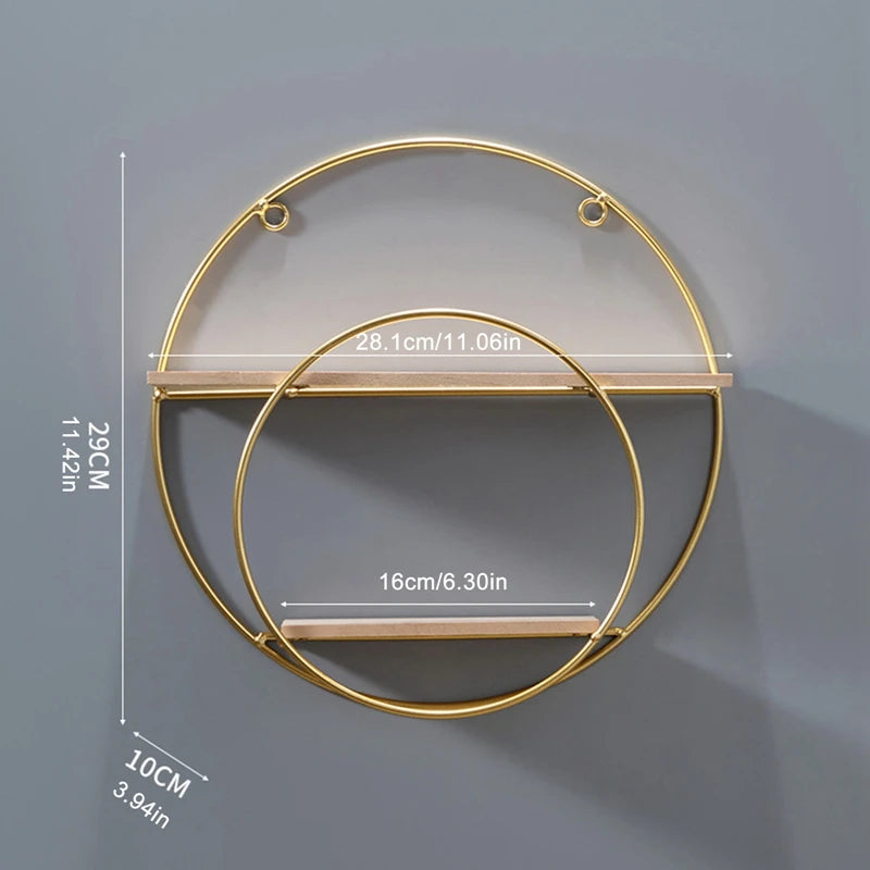 1 Piece Iron Decorative Wall Shelf