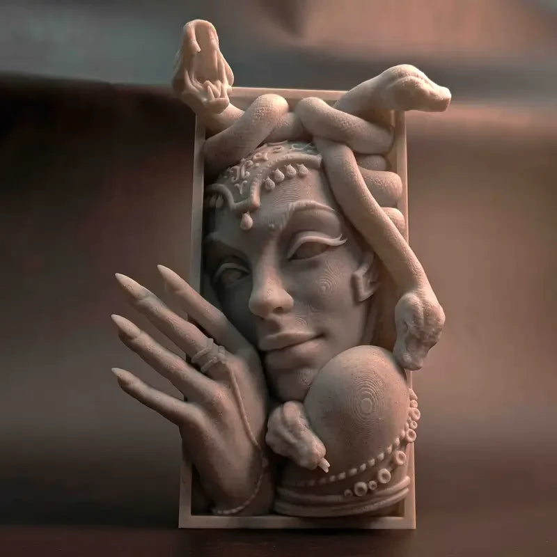 Medusa Figurine Bookend