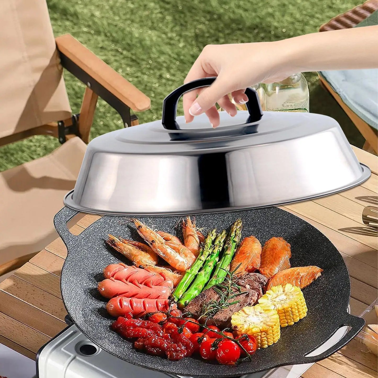 Round Griddle Cover