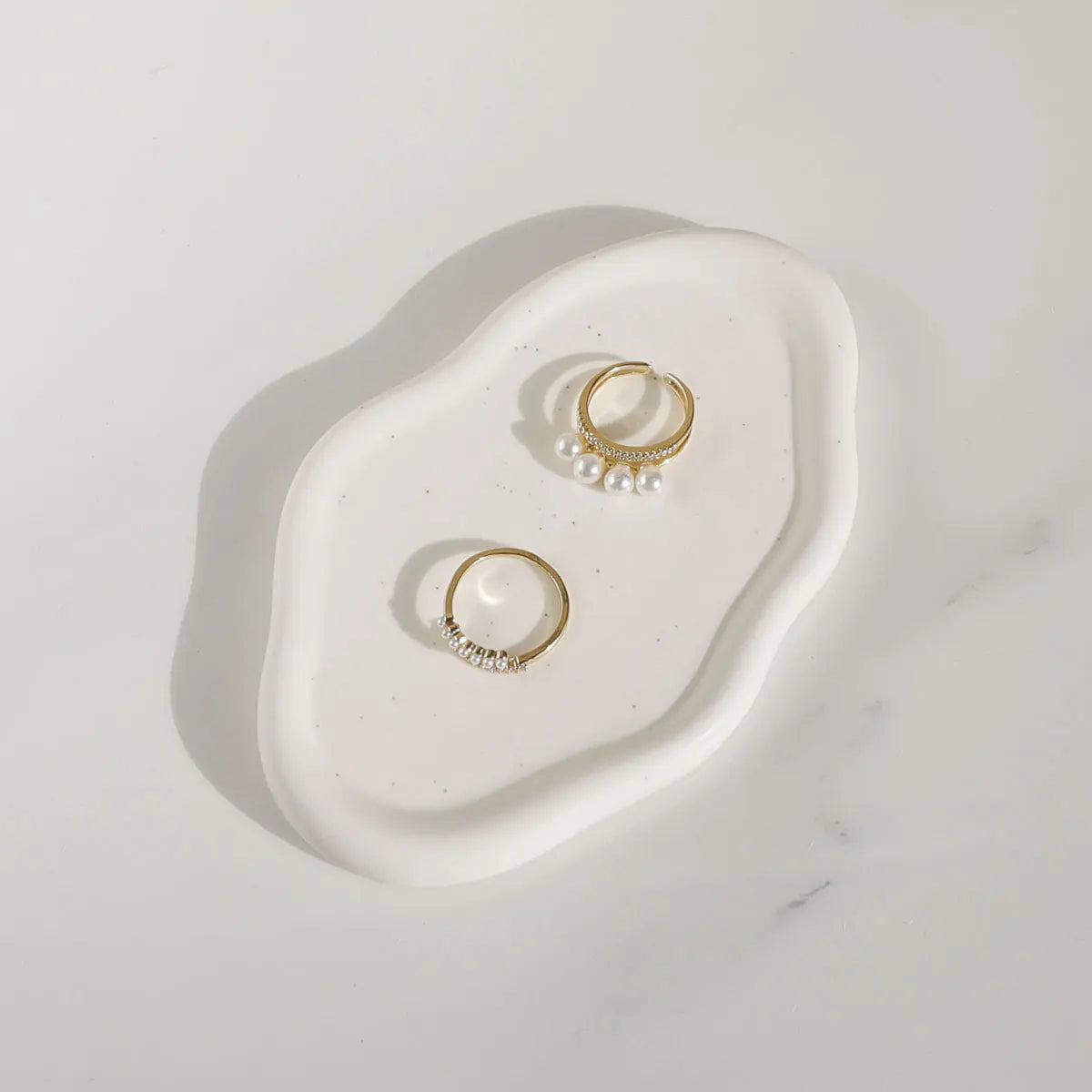 Abstract Ceramic Jewelry Dish