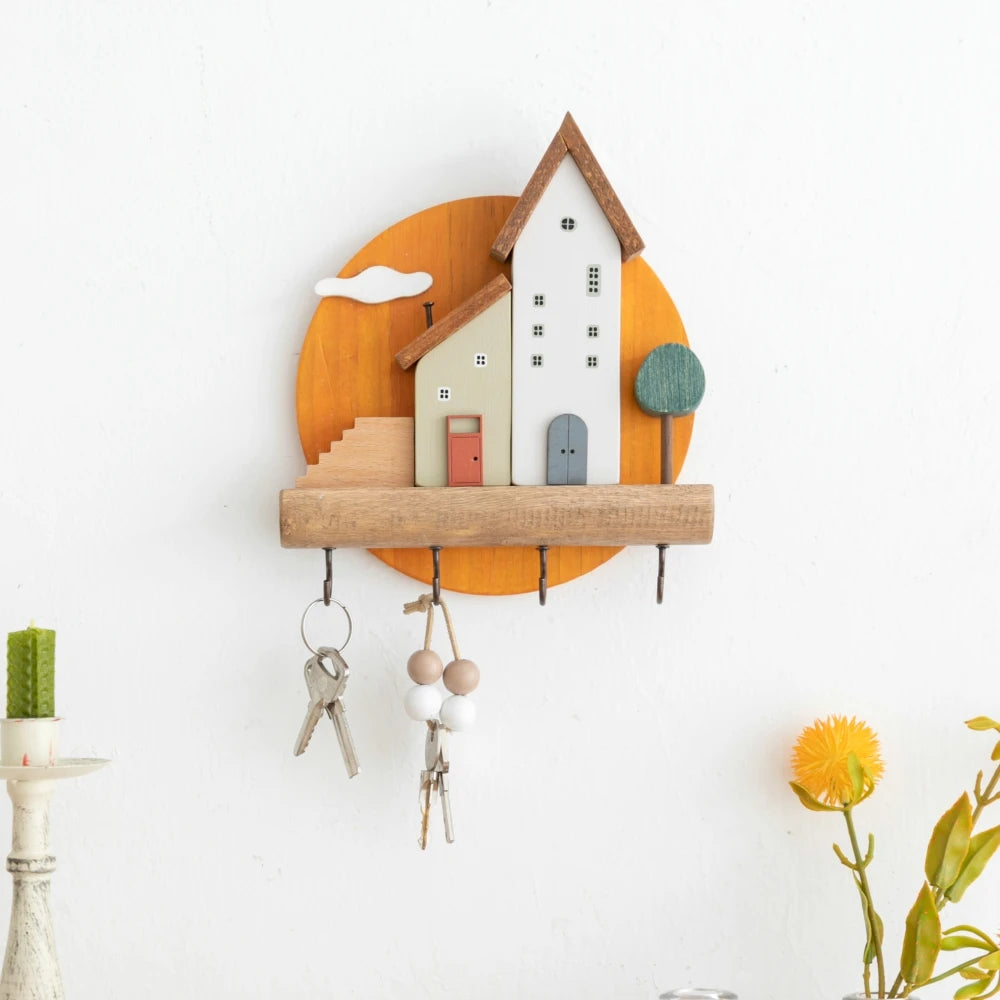 Wooden Decorative Key Hook