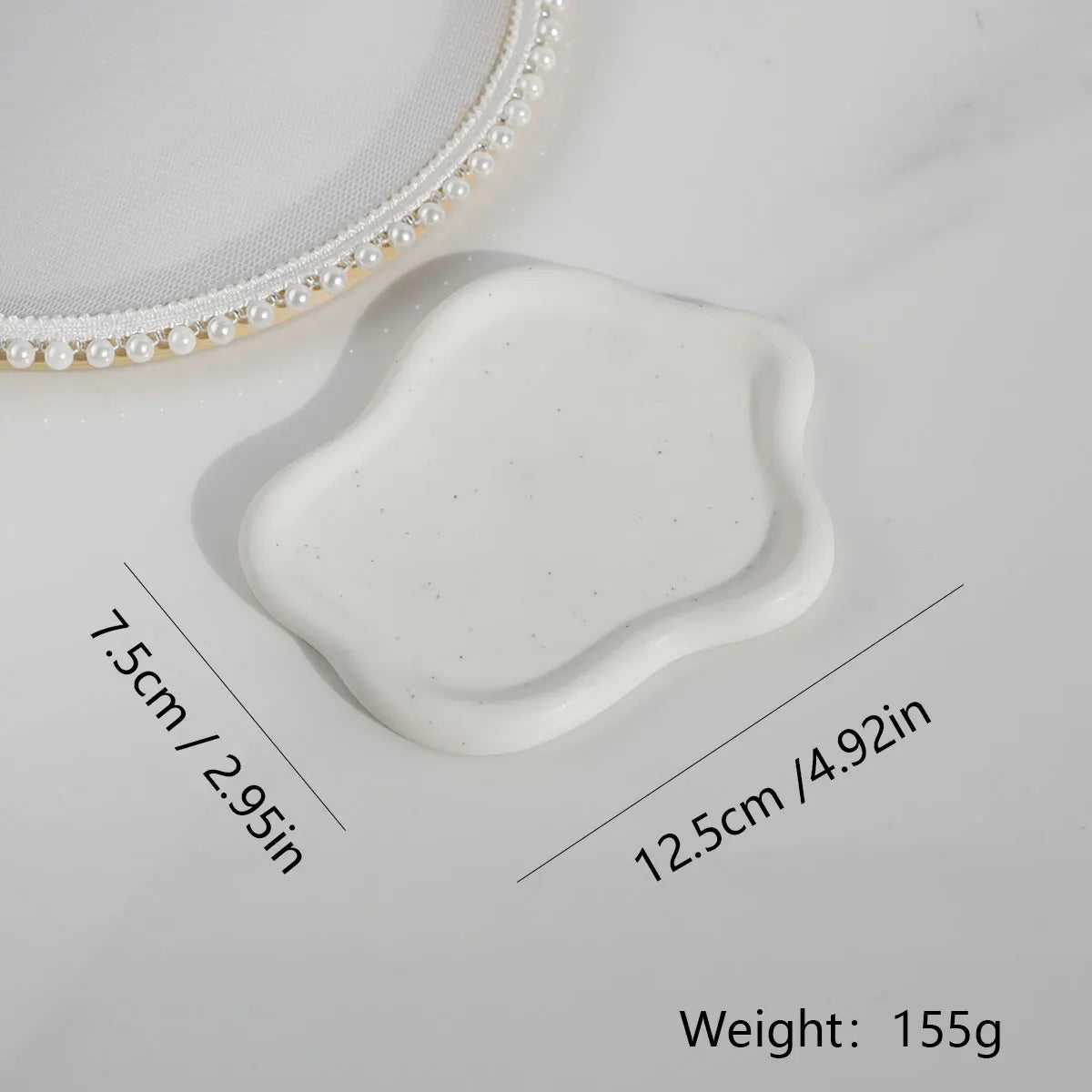 Abstract Ceramic Jewelry Dish