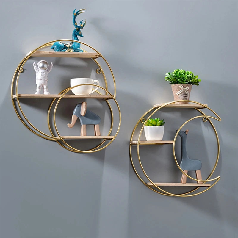 1 Piece Iron Decorative Wall Shelf