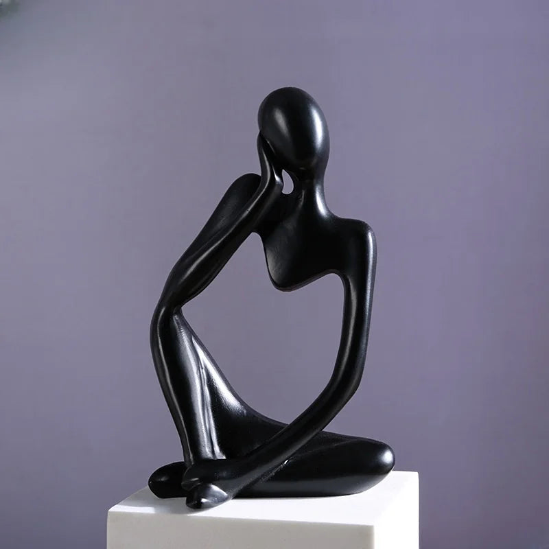 Abstract Thinker Statue