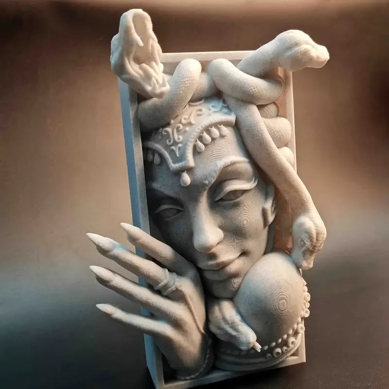 Medusa Figurine Bookend