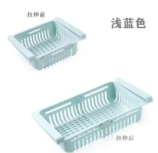 Adjustable Refrigerator Storage Basket