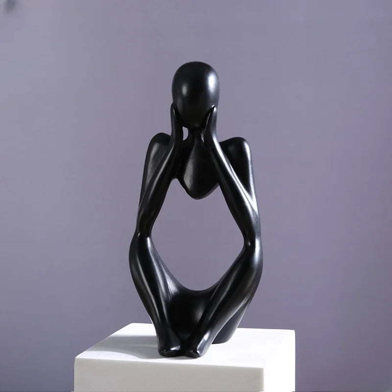 Abstract Thinker Statue