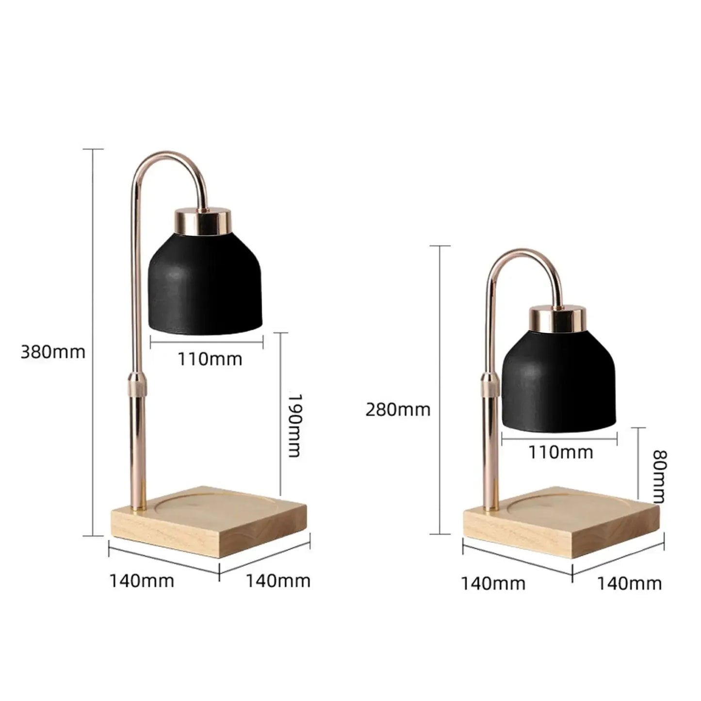 Dimmable Candle Warming Lamp