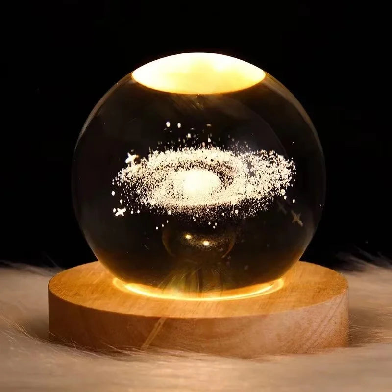 Galaxy, Outer Space, Themed Crystal Ball Night Light