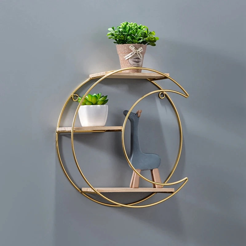 1 Piece Iron Decorative Wall Shelf