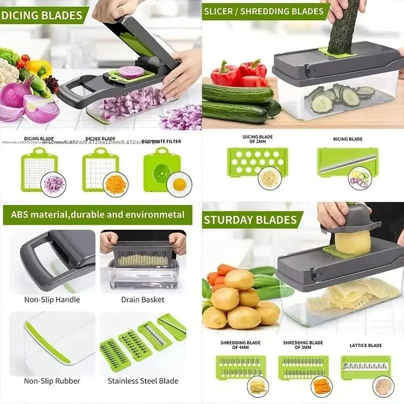 16 Piece Vegetable Chopper