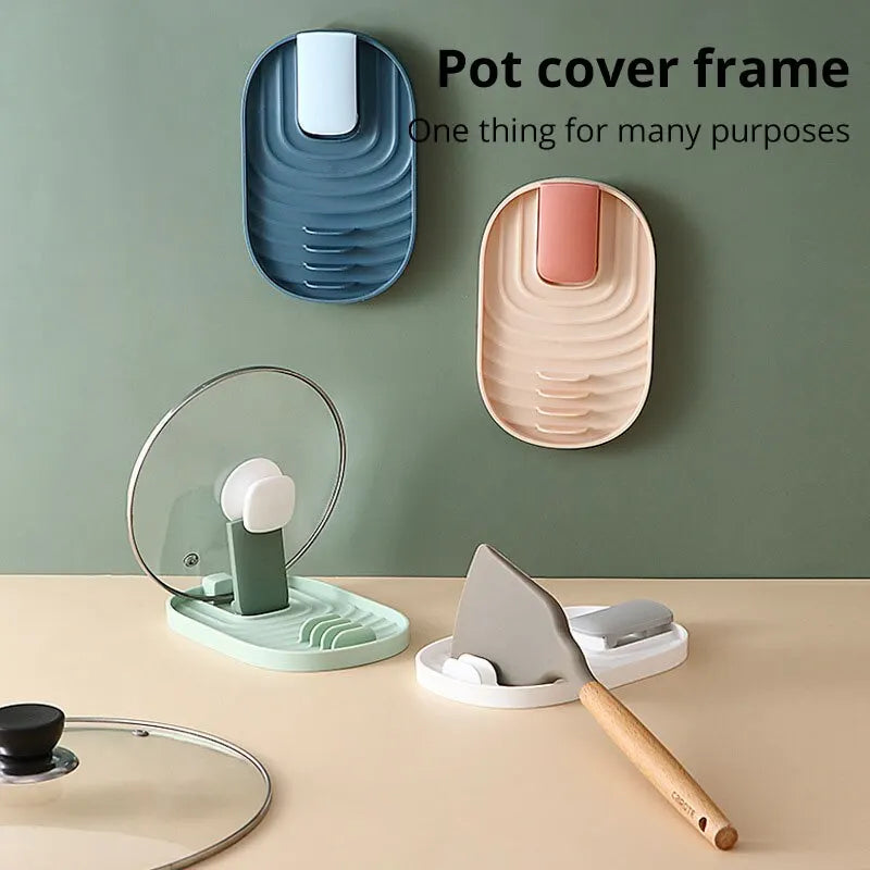 1 Piece Silicone Spoon and Lid Rest.