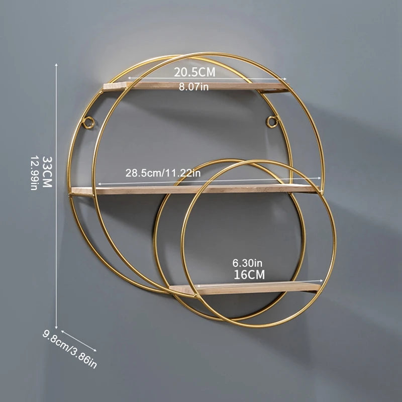 1 Piece Iron Decorative Wall Shelf