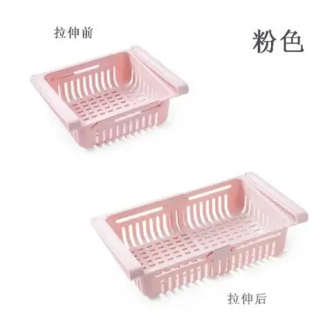 Adjustable Refrigerator Storage Basket